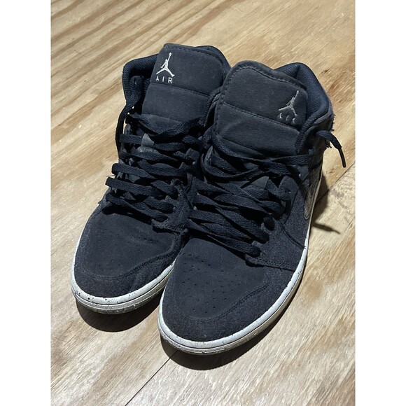 Nike Air Jordan 1 Mid SE Shoes Black Racer Blue Men’s Size 9 Athletic DM3529-001 - Picture 3 of 12